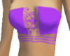 purple short top