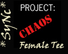 *Sync CHAOS Tee for Her