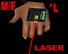 Laser L Hand Red *M/F