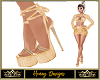 Sparkle Heels Gold
