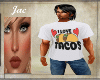 J~I LOVE TACOS TEE  MALE