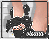 v.e Heels Doll Black