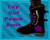 City Girl Purple Boots