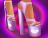 Shoes Heart Purple