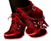 {DJ} Red Buckle Boots