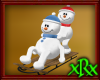 Snowman Sled