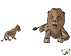 .(IH) LION AND CUB PET