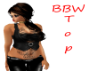BBW Black Vest top