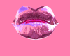 kiss stickers pink