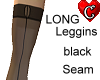 Leggins Seam Black Long