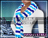 ✮ Frosted Scarf Blue