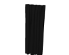 minimal black curtain