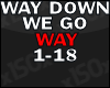 Way down we go