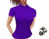 Female Purple Polo Shirt