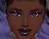 purple glam skin