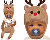 Mazi baby Reindeer hat