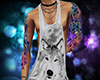 &; - White Wolf Tank Top