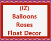 Balloons Roses Float