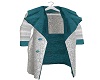 Silver Teal Layer Coat F