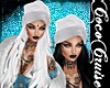 CC* White w white Beanie