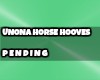 Unona Horse Hooves