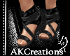 (AK)Blk sandals