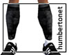 (M) Black Football Socks
