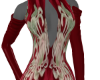 Red Poise Silk Dress