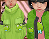Couple kid  frog jacket