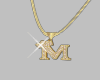 Letter M Necklace