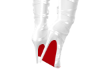 Q - THIGH HIGH - WHITE