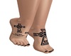 Tattoo Feet =Sin Cross=