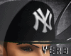 V/ NY Fitted Blk