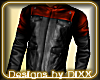 Leather Jacket red/black