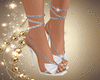 Donna white heels