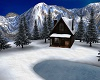 winter cabin room