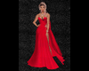 Vida Red and Silver Gown