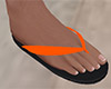 Orange Flip Flops 2 (M)