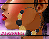 24K. Derivable Earrings