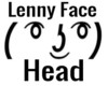 Lenny face Head