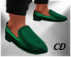 CD Green Metallic Shoes