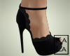 !A black lace shoe