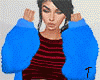 T-Blue fur Coat