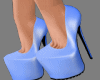 blue pumps