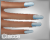 C blue boho nails