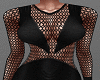 H/ Black Netted Dress S