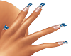 Blue Adara Nails