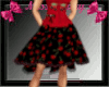 *Black/Red Cherry Dress*