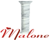 (1M) White Marble Column