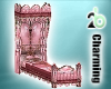 princess bed pink